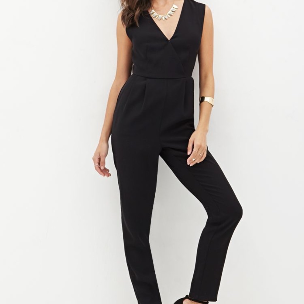 F21 Sleeveless Jumpsuit